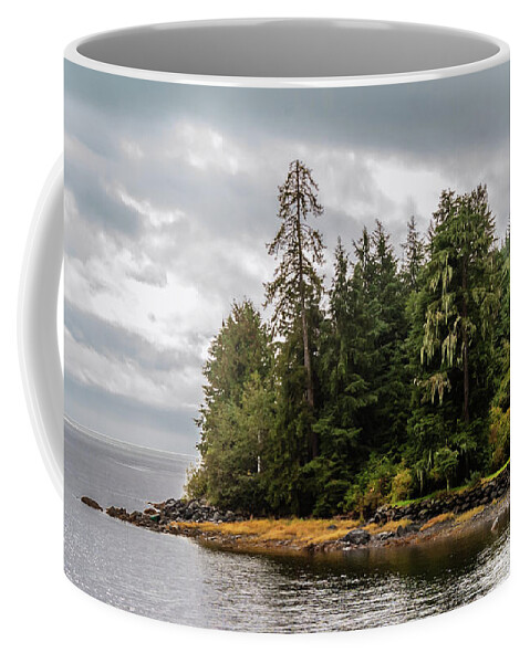 Ketchikan Alaska Coffee Mug featuring the photograph Bayside home by Charles McCleanon