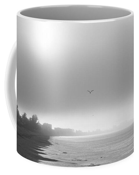 Ft Myers Beach Coffee Mug featuring the photograph Beach Fog by Nunweiler Photography