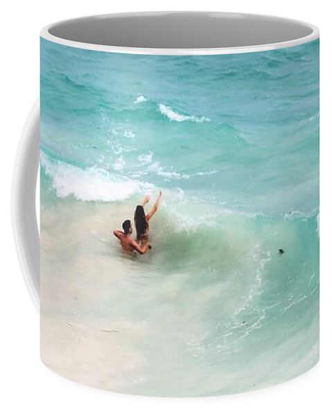 Beach Coffee Mug featuring the photograph Beach Love by FD Graham