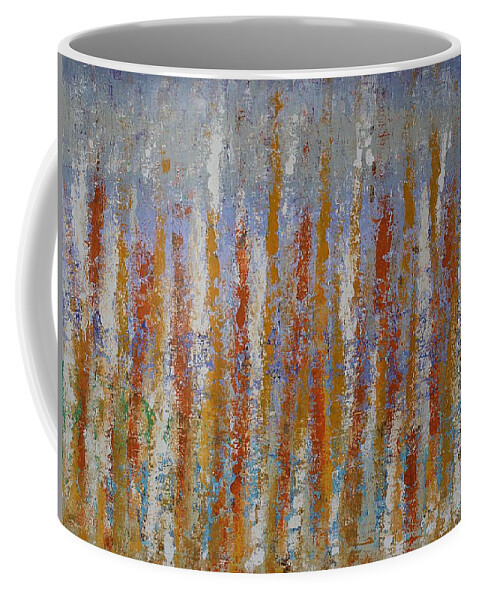 Beachgrass Coffee Mug featuring the painting Beachgrass original painting SOLD by Sol Luckman