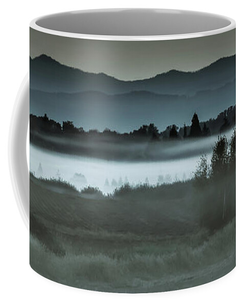 Autumn Coffee Mug featuring the photograph Before Sunrise by Don Schwartz