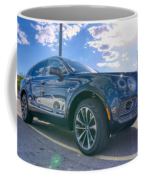 Bentley Coffee Mug featuring the photograph Bentley Bentayga by Anthony Giammarino