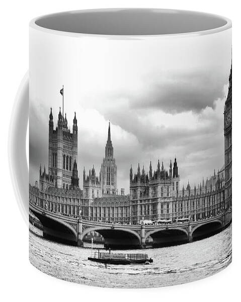 Parlieament Coffee Mug featuring the photograph Big Clock in London by Ken Johnson