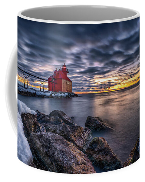 Lighthouse Coffee Mug featuring the photograph Big Red by Brad Bellisle