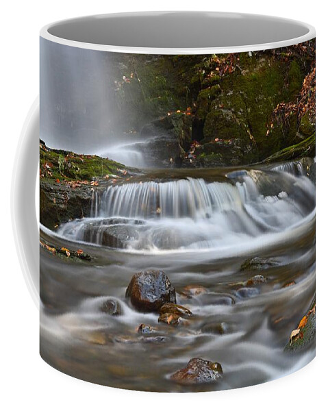 Water Fall Coffee Mug featuring the photograph Bittersweet Falls by Steve Brown