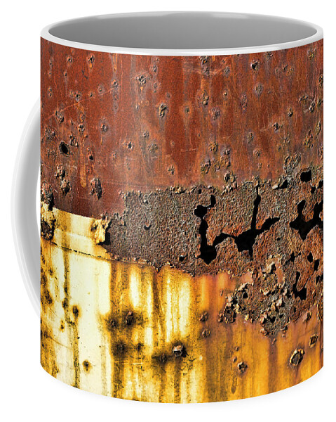 Bleeding Rust Coffee Mug featuring the photograph Bleeding Rust by Bj S