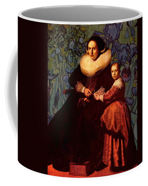 Post Modern Coffee Mug featuring the digital art Blend II Rembrandt by David Bridburg