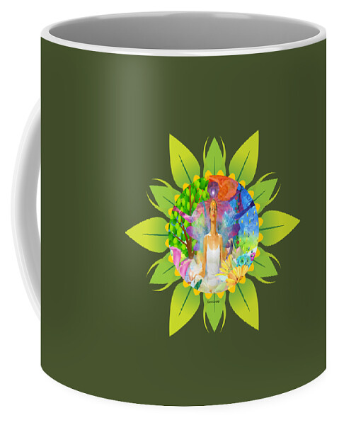  Coffee Mug featuring the digital art Blissful by Gena Livings