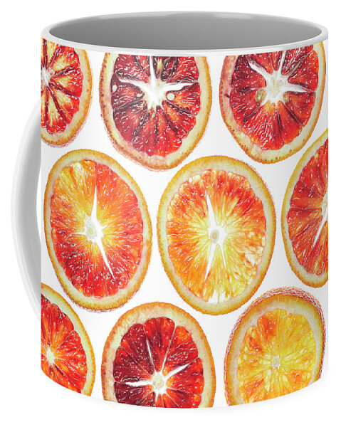 Fresh Coffee Mug featuring the photograph Blood Oranges #6 by Cuisine at Home