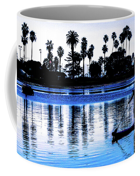 San Diego Coffee Mug featuring the photograph Blue Lagoon by Darcy Dietrich