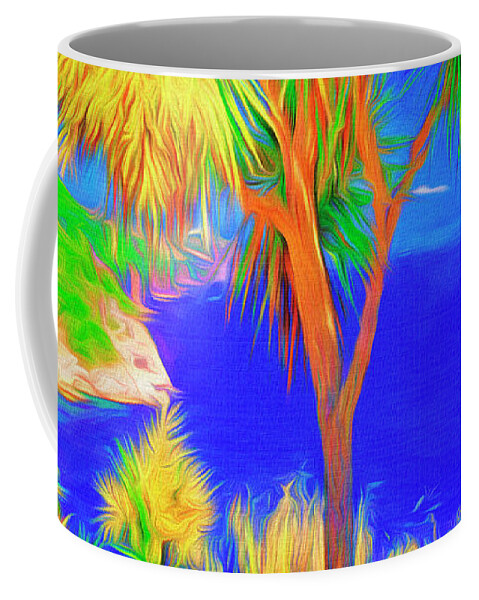 Nag005445 Coffee Mug featuring the digital art Blue Monday by Edmund Nagele FRPS