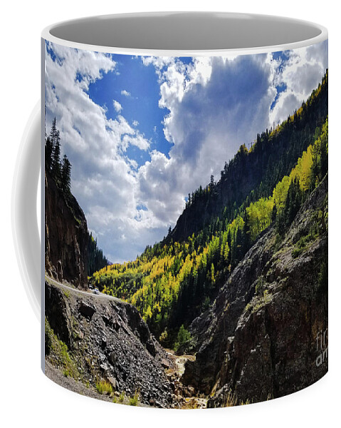 Colorado Coffee Mug featuring the photograph Blue Skies in Colorado by Elizabeth M