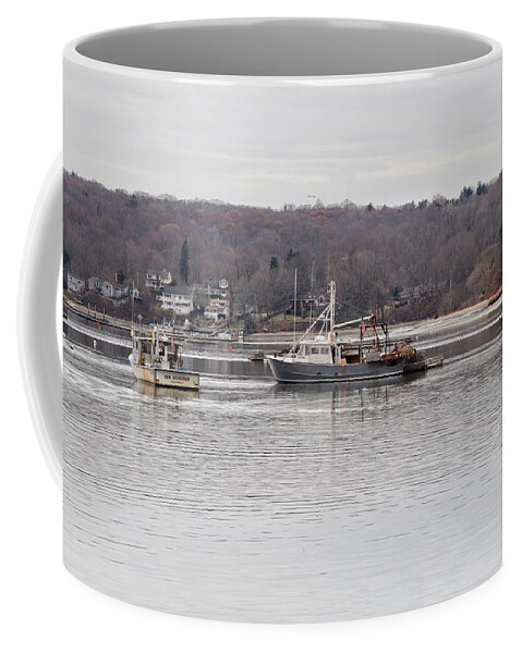 Boats Coffee Mug featuring the photograph Boats at Northport Harbor by Susan Jensen