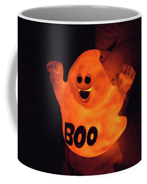 Orange Coffee Mug featuring the photograph Boo Too by Chuck Shafer