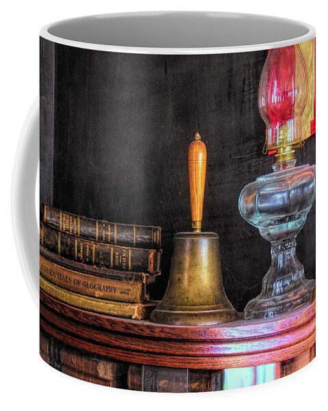  Coffee Mug featuring the photograph Books and Bells by Jack Wilson