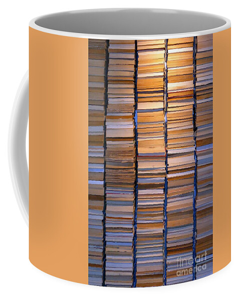 Books Coffee Mug featuring the photograph Books Buecher by Thomas Schroeder