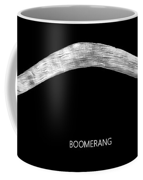 Boomerang Coffee Mug featuring the digital art Boomerang by Robert Bissett