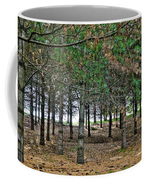 Hdr Coffee Mug featuring the photograph Botanical Trees by David Patterson