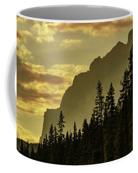 Canada Coffee Mug featuring the photograph Bow Valley View by Douglas Wielfaert