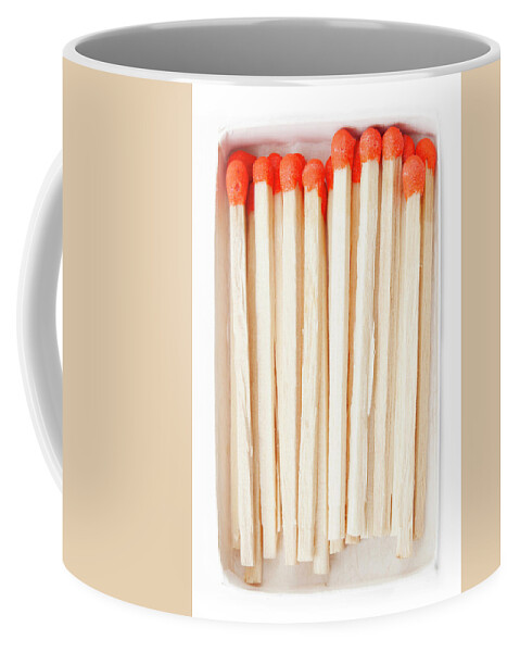 Match Coffee Mug featuring the photograph Box of Matches by Fabrizio Troiani