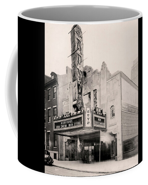 Interference Coffee Mug featuring the photograph Boyd Theater by E C Luks