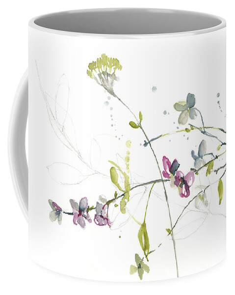 Botanical Coffee Mug featuring the painting Branches & Blossoms II by Jennifer Goldberger