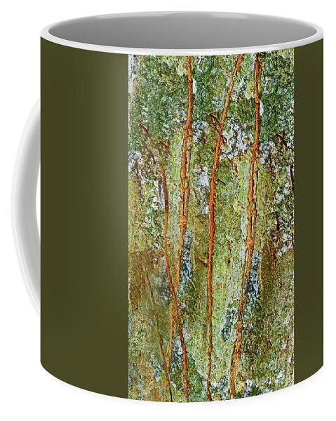 Abstract Coffee Mug featuring the mixed media Branching Out by Sharon Williams Eng