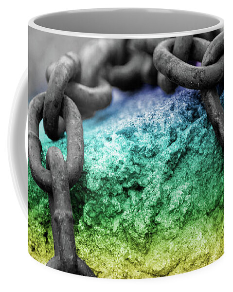 Chains Coffee Mug featuring the photograph Breaking the Chains by Jason Fink