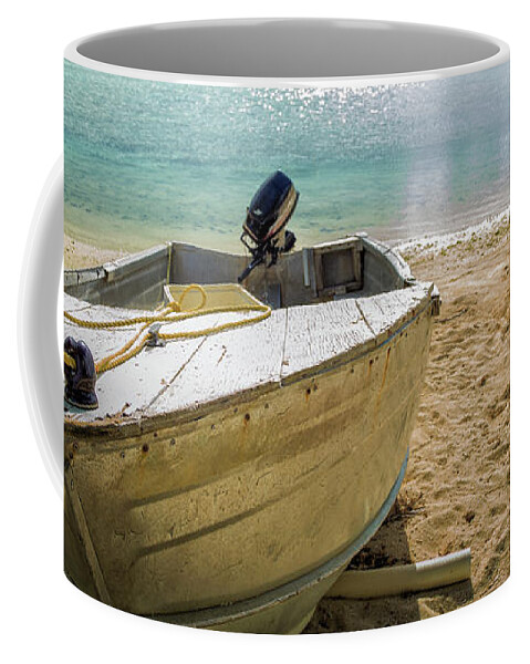 Cook Islands Coffee Mug featuring the photograph Brewing by Becqi Sherman