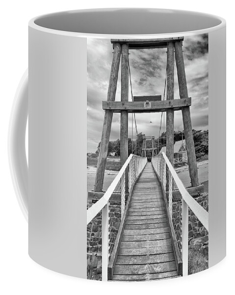 #nofilter #australia #blackandwhite #bridge #through #acrosstheriver  Coffee Mug featuring the photograph Bridge by Itto Ogami