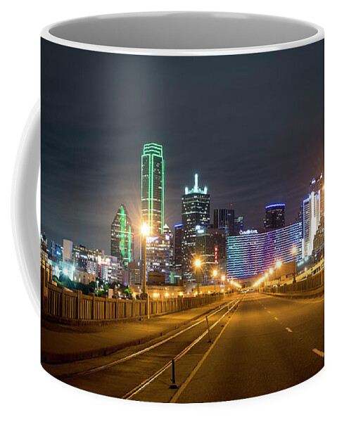 Texas Coffee Mug featuring the photograph Bridge to Dallas by David Morefield