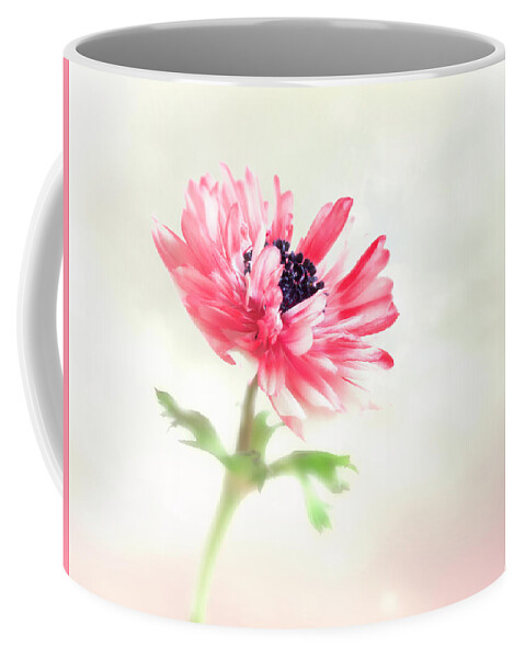 Summer Coffee Mug featuring the photograph Bright and cheerful anemone by Usha Peddamatham