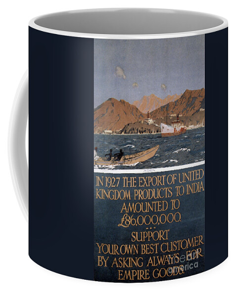 1928 Coffee Mug featuring the photograph British Empire India Poster by Granger