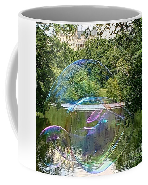 Spectacular Bubbles By Steve Coffee Mug featuring the photograph Bubbles at Biltmore by Anita Adams