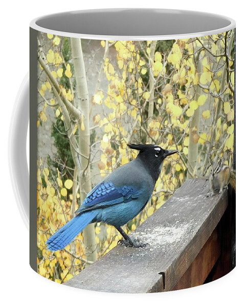 Birds Coffee Mug featuring the photograph Buddies by Karen Stansberry