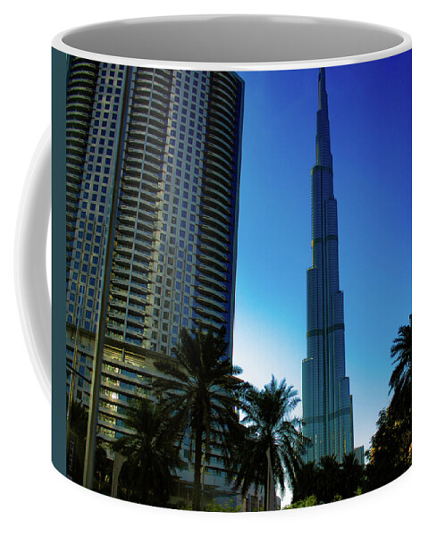 Burj Khalifa Coffee Mug featuring the photograph Burj Khalifa by Rocco Silvestri