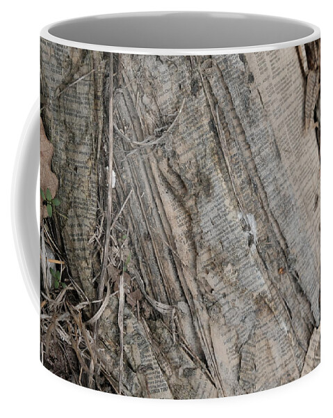 Trash Coffee Mug featuring the photograph business directory III by Kreddible Trout