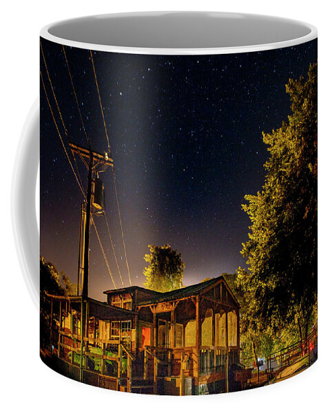 Grand Lake Coffee Mug featuring the photograph Cabin Under the Stars by David Wagenblatt