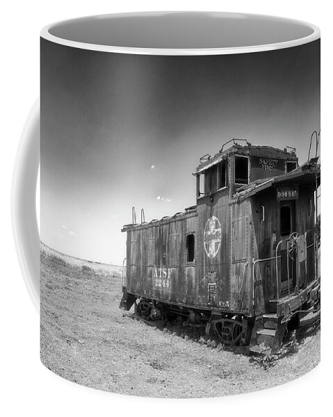 Caboose Coffee Mug featuring the photograph Caboose by Russell Pugh