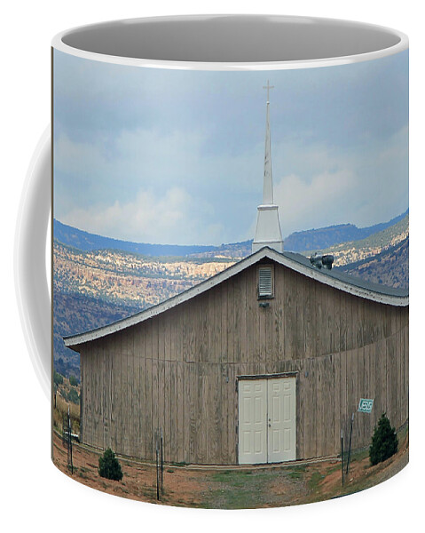 Church Coffee Mug featuring the photograph Cahone Mesa Church by Jonathan Thompson