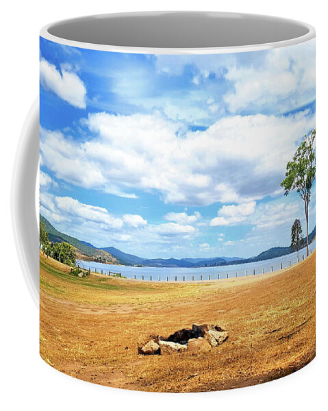  Coffee Mug featuring the photograph Camp With A View by Michael Blaine