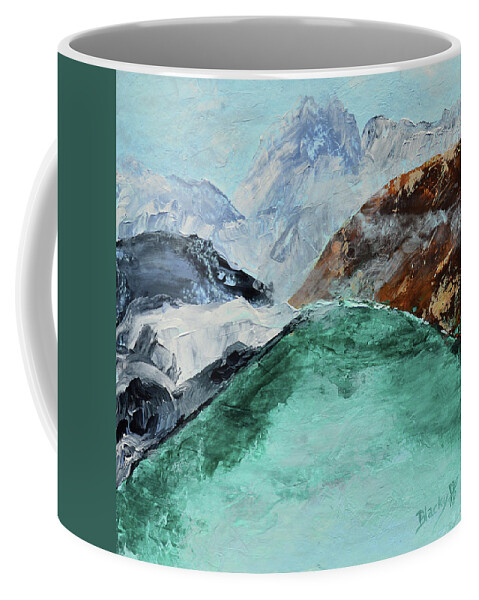 Canada Coffee Mug featuring the painting Canadian Dream by Donna Blackhall