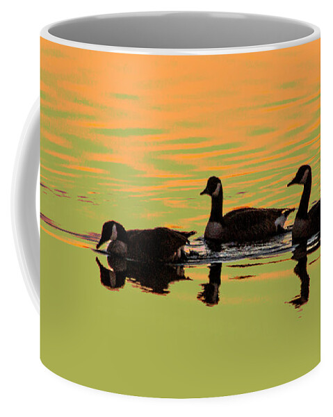 Photography Coffee Mug featuring the photograph Canadian Reflections by Sharon Mayhak