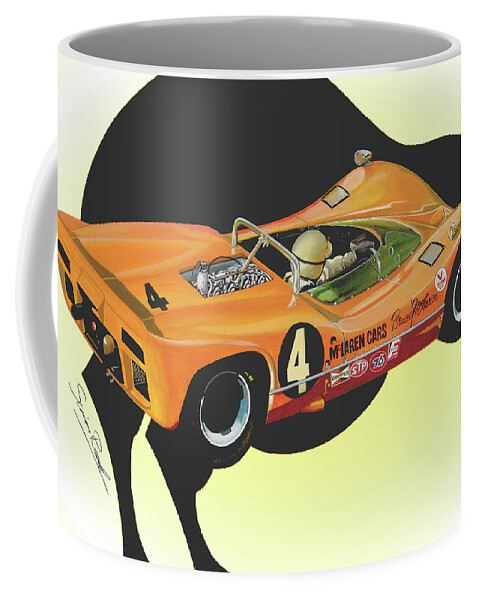 Watercolour Coffee Mug featuring the painting Canam Kiwi by Simon Read