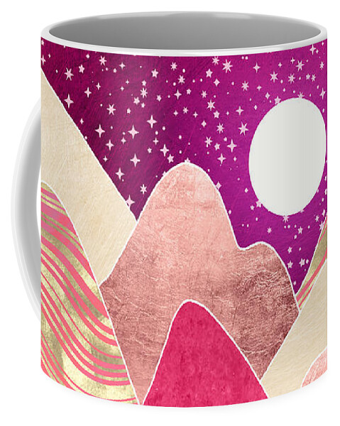 Candyland Coffee Mug featuring the digital art Candyland Vista by Spacefrog Designs