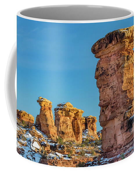 Jeff Foott Coffee Mug featuring the photograph Canyonlands Formations In Winter by Jeff Foott