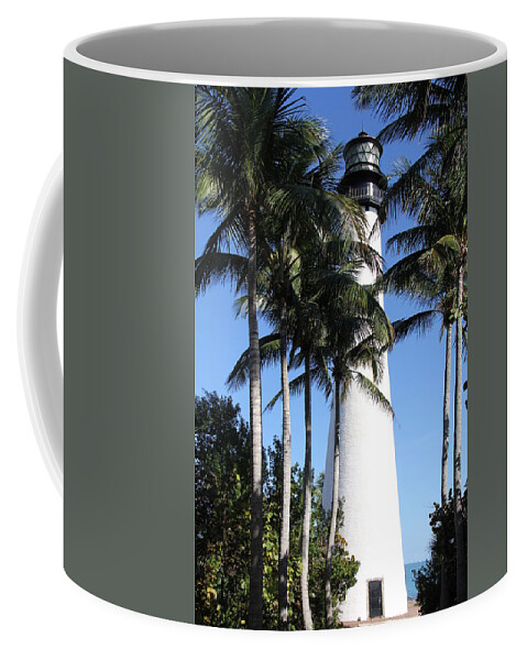 Lighthouse Coffee Mug featuring the photograph Cape Florida Lighthouse - Key Biscayne, Miami by Richard Krebs