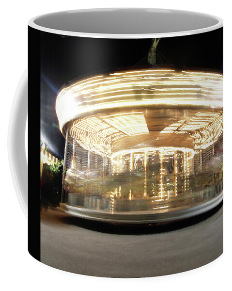 Carousel Coffee Mug featuring the photograph Carousel by Edward Lee