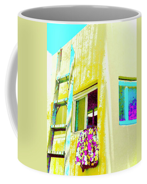 Rapunzel's Summer Home Coffee Mug featuring the photograph Casita de Rapunzel No. Uno by Debra Grace Addison