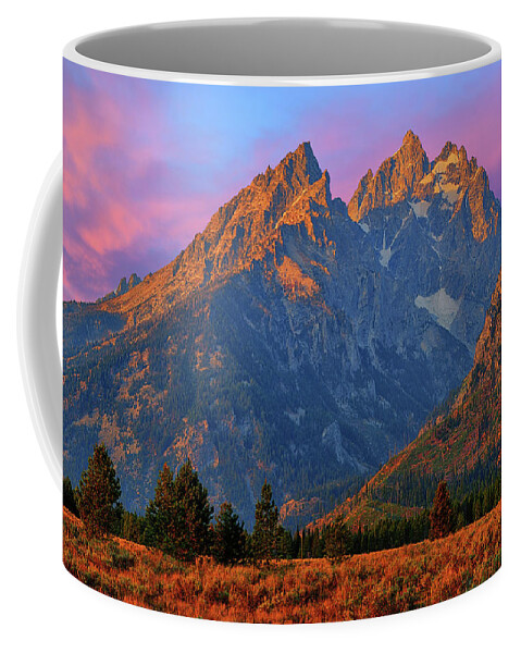 Cathedral Group Coffee Mug featuring the photograph Cathedral Dawn by Greg Norrell